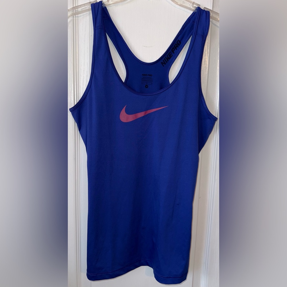 Nike Pro Racerback Tank Top Violet Purple Athletic Shirt Size M